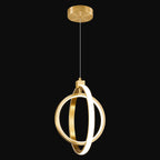 Modern LED Dimmable Height Round Ring Pendant Light