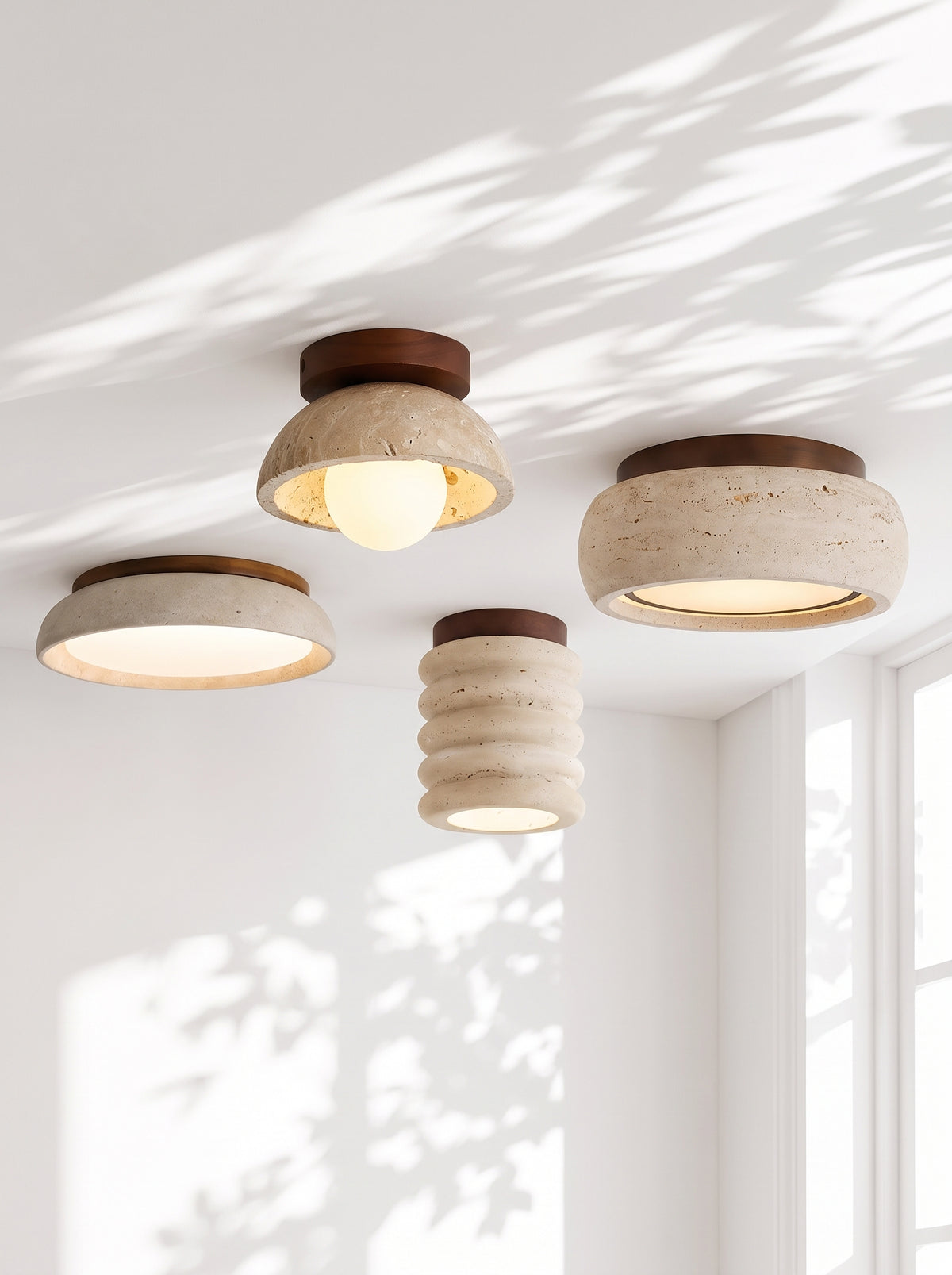 Travertine Ceiling Lights