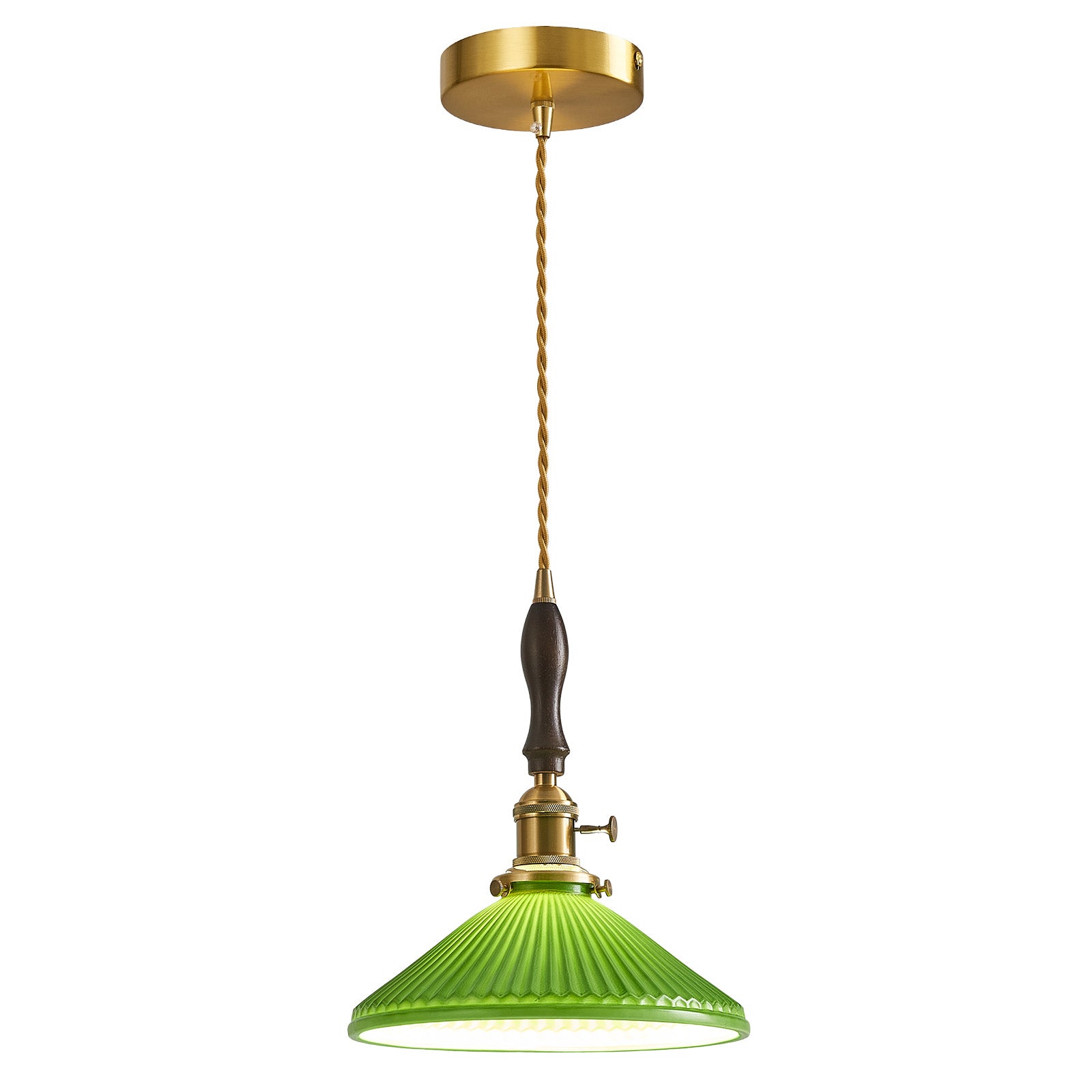 Retro Nordic Striped Ceramic Pendant Light Series