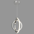 Modern LED Dimmable Height Round Ring Pendant Light