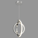 Modern LED Dimmable Height Round Ring Pendant Light
