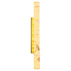 Minimalist Long Cylinder Natural Alabaster Stone LED Wall Sconce