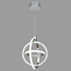 Modern LED Dimmable Height Round Ring Pendant Light