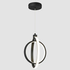 Modern LED Dimmable Height Round Ring Pendant Light
