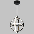 Modern LED Dimmable Height Round Ring Pendant Light