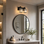 Modern Minimalist Vertical Rectangular Crystal Vanity Light