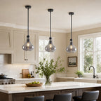 Modern Teardrop Shaped Glass Hanging Single Pendant Light