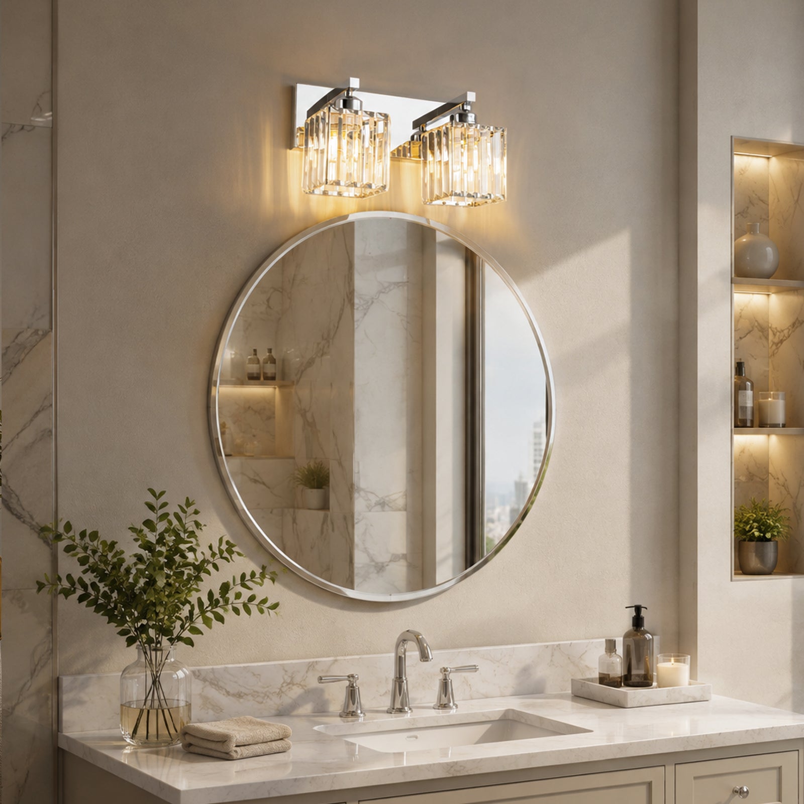 Modern Minimalist Design Bathroom Vanity Light