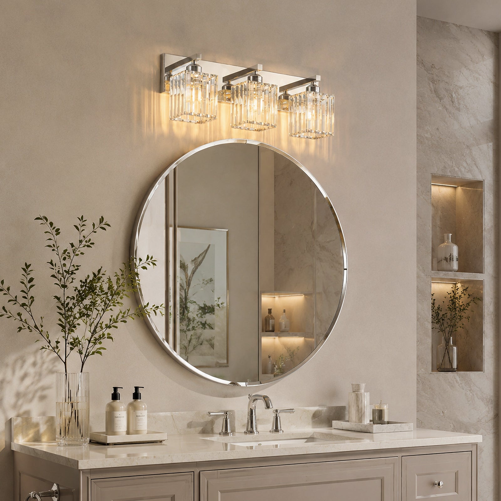 Modern Minimalist Design Bathroom Vanity Light