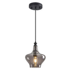 Contemporary Industrial Glass Pendant Light in Multiple Shapes