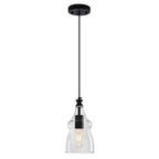 Contemporary Industrial Glass Pendant Light in Multiple Shapes