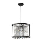 Modern Farmhouse Style Geometric Crystal Chandelier