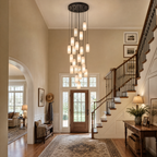 Modern Cylindrical Alabaster Pendant Light for Dining Rooms