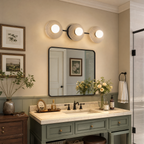 Ribbed Round Disc Sculptural Alabaster LED Wall Sconce for Hallway