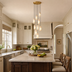 Modern Cylindrical Alabaster Pendant Light for Dining Rooms