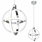 Modern LED Dimmable Height Round Ring Pendant Light