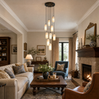 Modern Cylindrical Alabaster Pendant Light for Dining Rooms