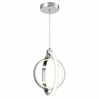 Modern LED Dimmable Height Round Ring Pendant Light