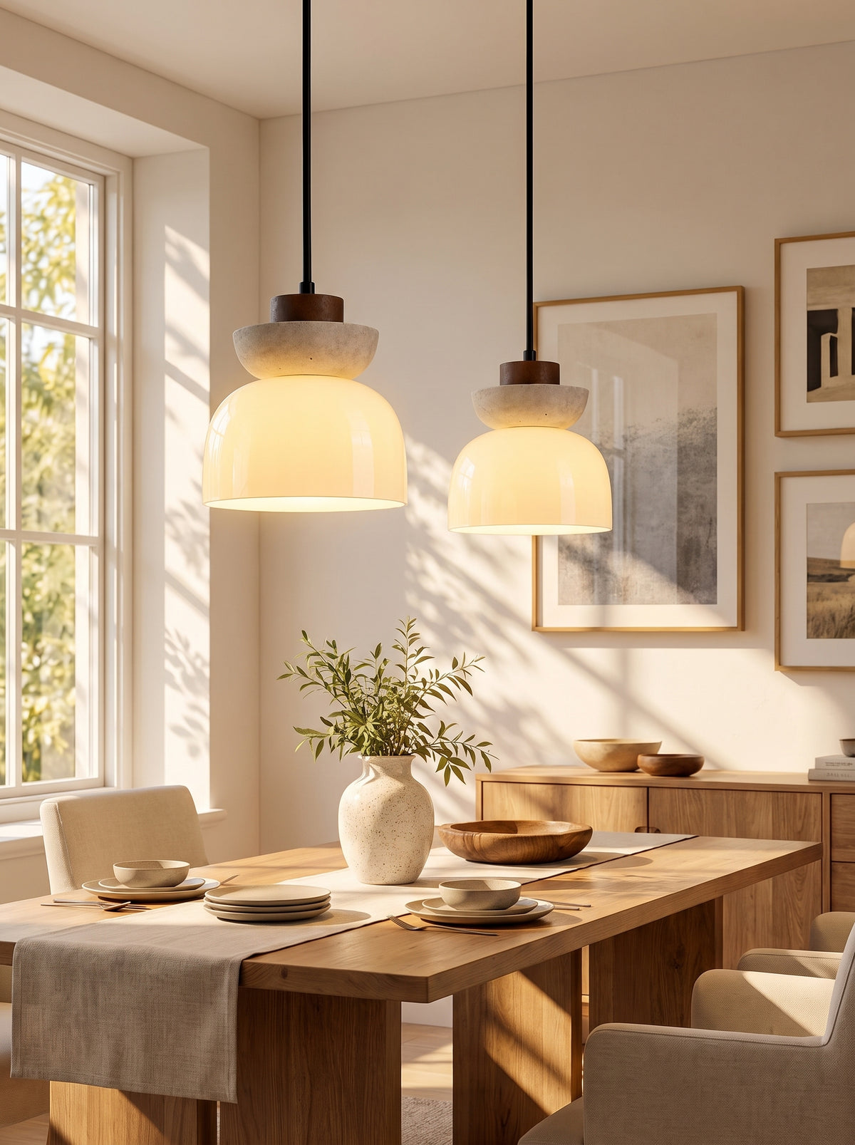 Travertine Pendant Lights