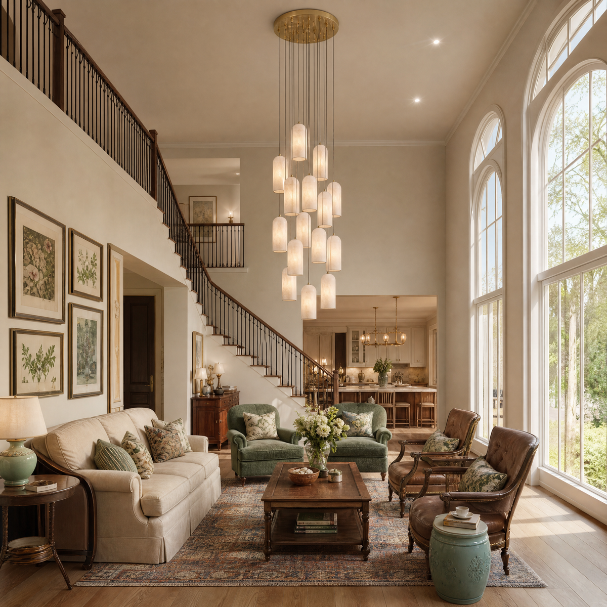 Modern Cylindrical Alabaster Pendant Light for Dining Rooms