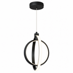 Modern LED Dimmable Height Round Ring Pendant Light