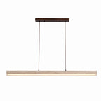 Wabi Sabi Long Linear Travertine LED Pendant Light